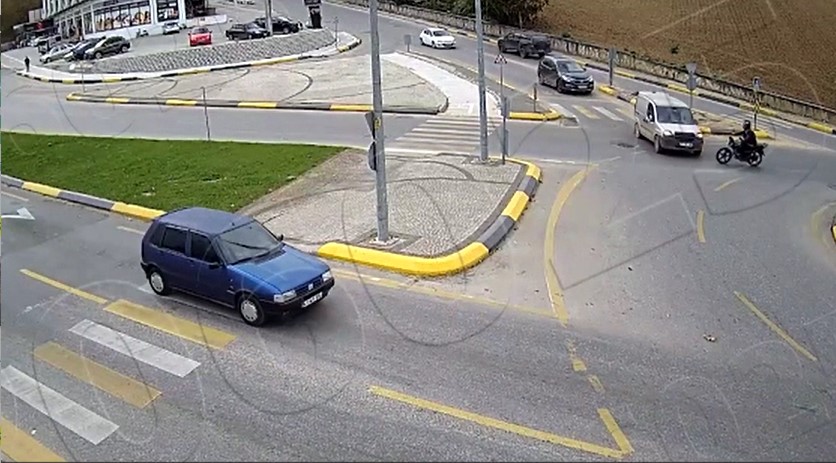 Sakarya'daki trafik kazaları KGYS kameralarında