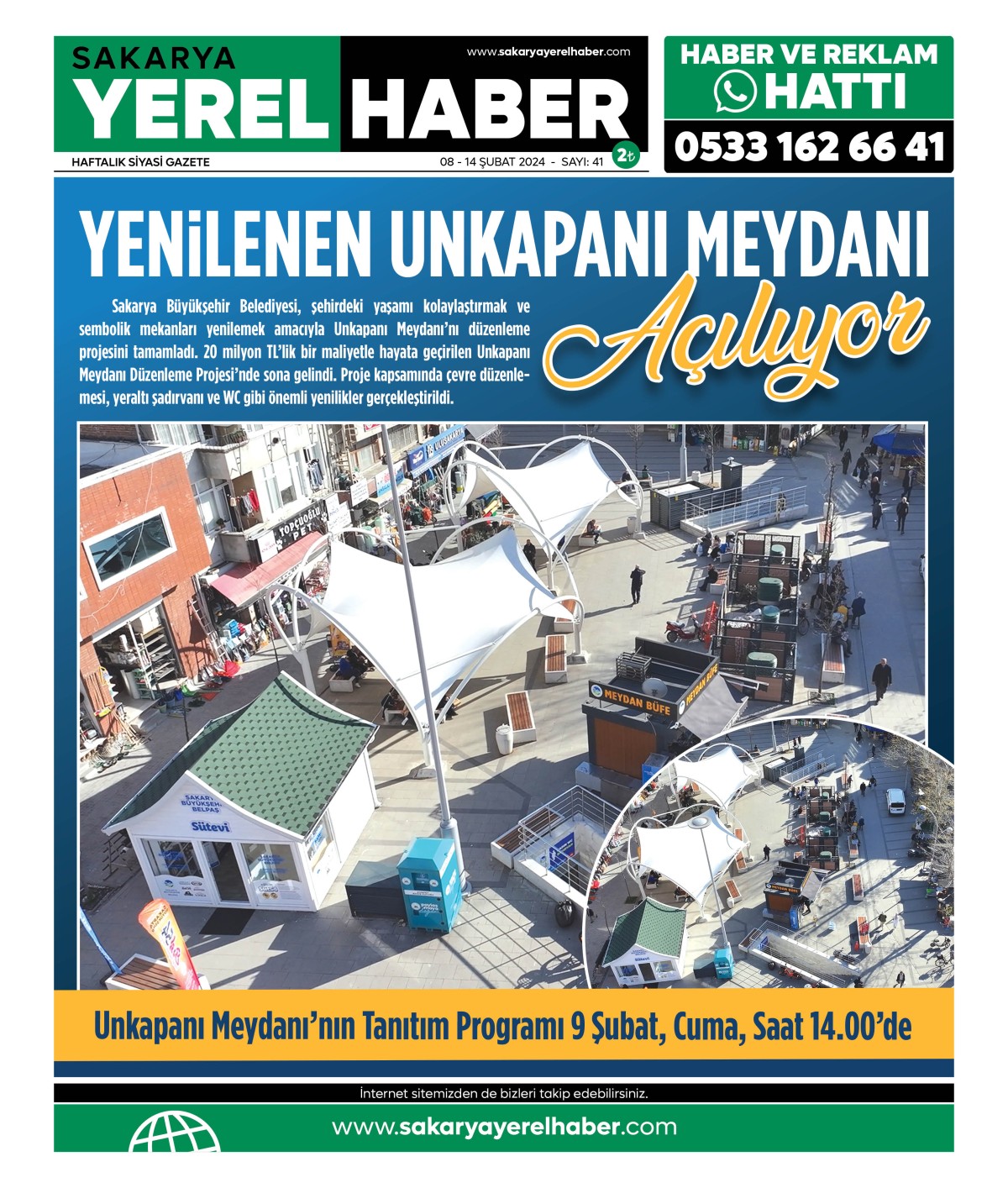 Sakarya Yerel Haber Gazetesi 41. Sayısı Çıktı