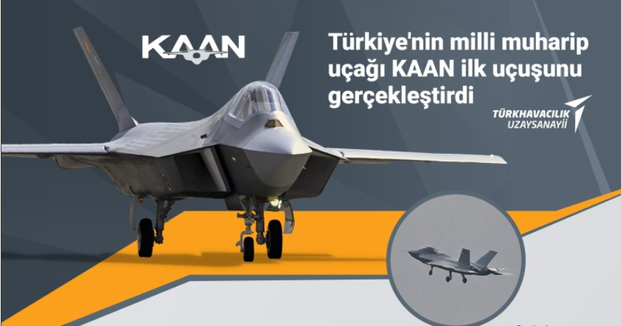 Türkiye'nin milli muharip uçağı KAAN ilk uçuşunu gerçekleştirdi 