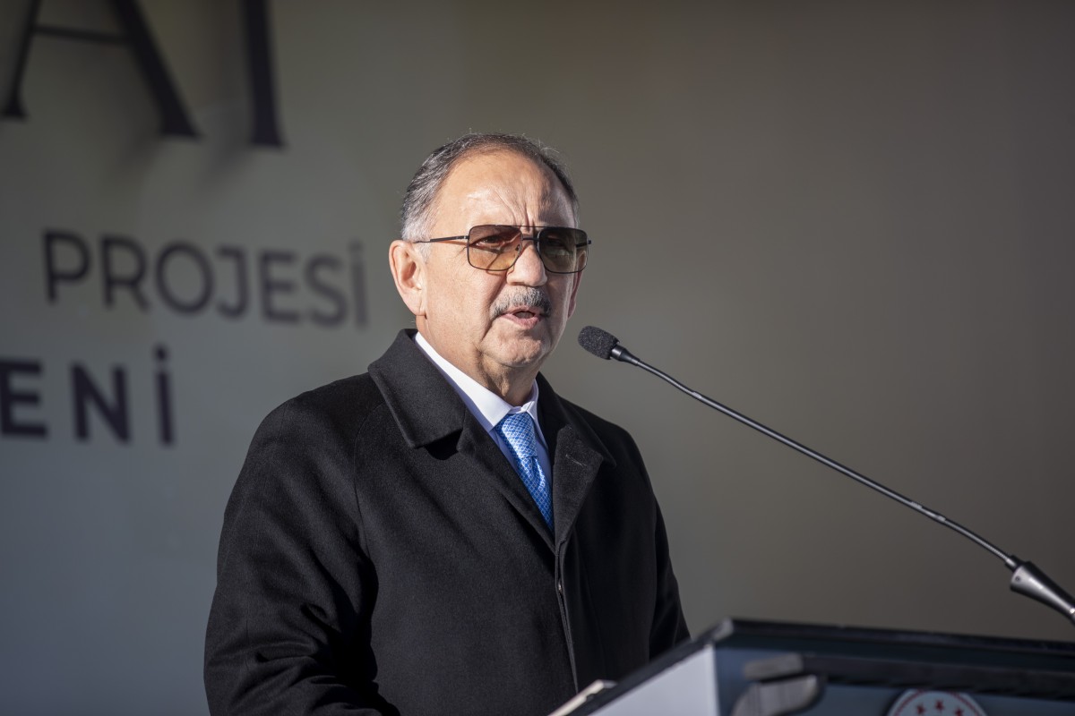 Bakan Özhaseki, Ada Hayat kentsel dönüşüm projesi temel atma töreninde konuştu
