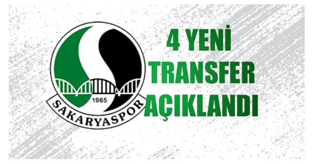 Sakaryaspor'da 4 yeni transfer