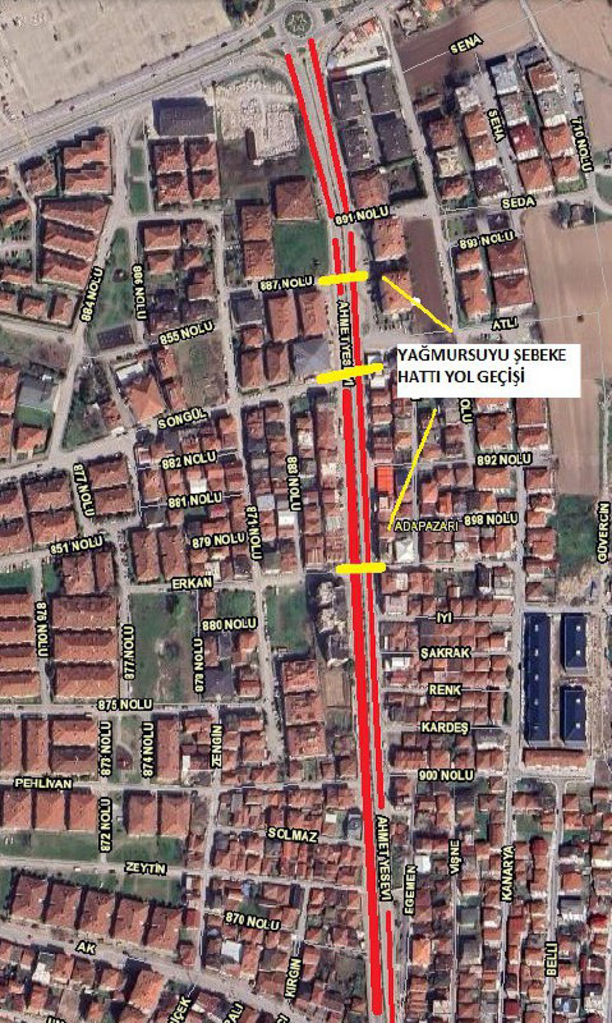 Ahmet Yesevi Caddesi’nde altyapı çalışmaları başlıyor