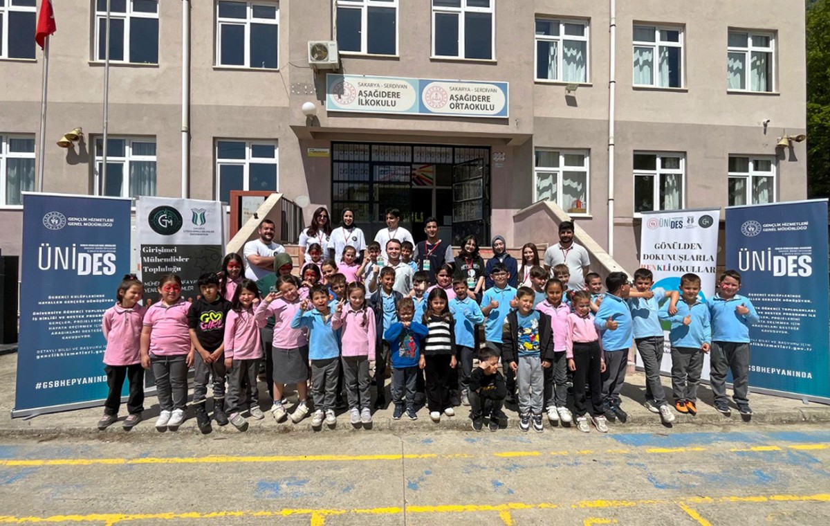 Proje hazırladılar okulları renklendirdiler