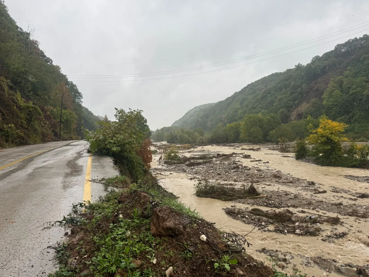 Sakarya'da Sağanak Yağış Hayatı Olumsuz Etkiledi