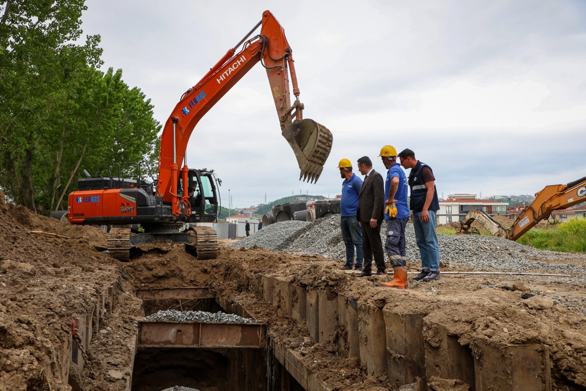 SASKİ Kentte altyapı çalışması gerçekleştiriliyor
