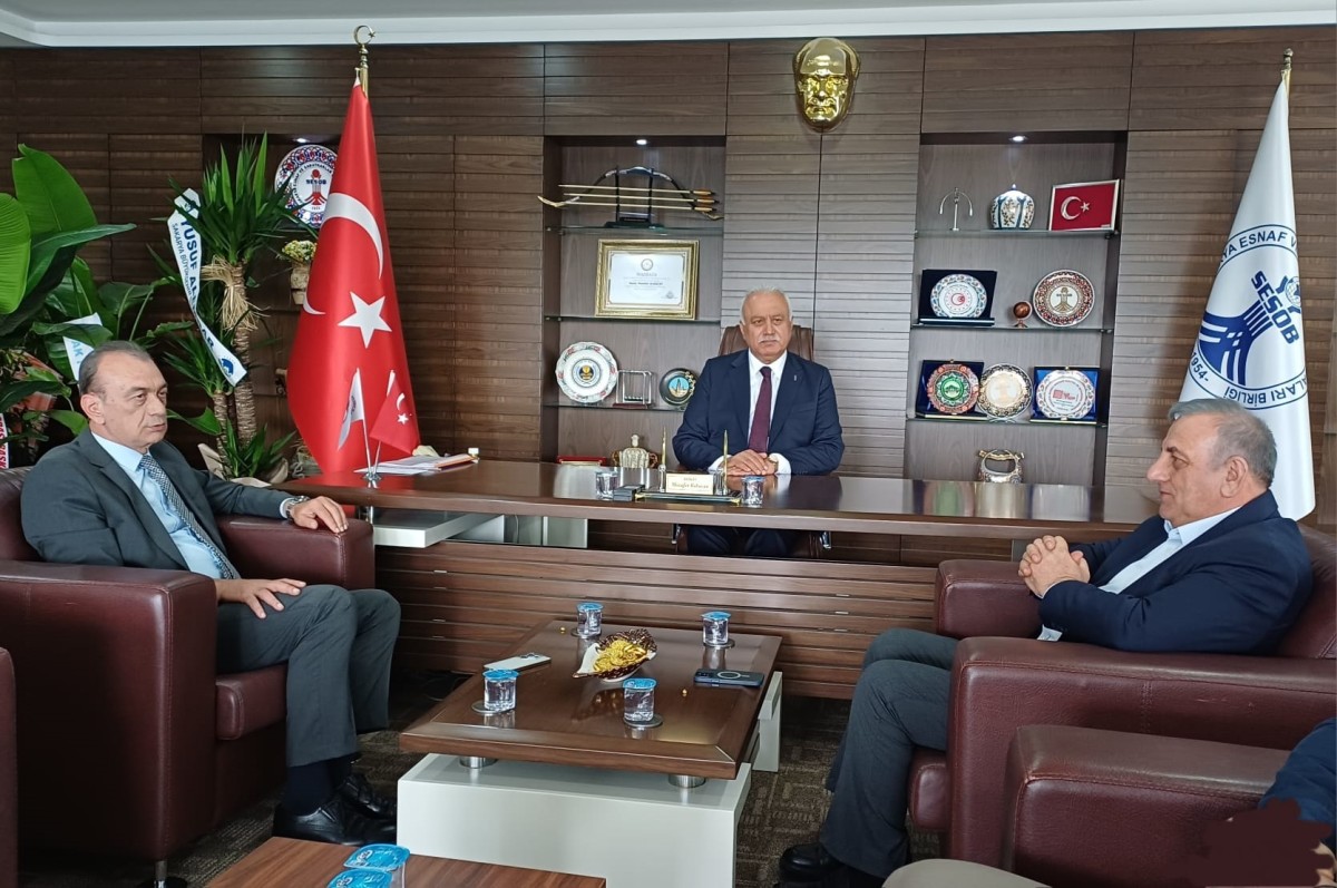DEVA PARTİSİNDEN SESOB BAŞKANI KABACAN’A HAYIRLI OLSUN ZİYARETİ