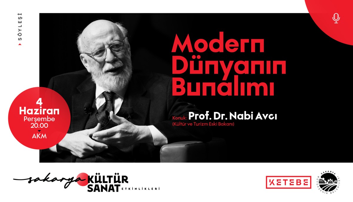 Prof. Dr. Nabi Avcı, AKM’de Sakaryalılarla buluşacak
