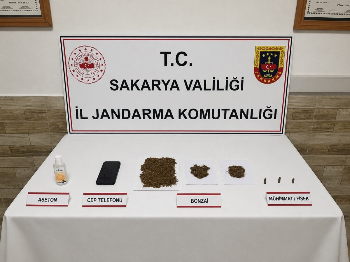 Sakarya'da yaklaşık 1,5 kilogram sentetik uyuşturucu ele geçirildi