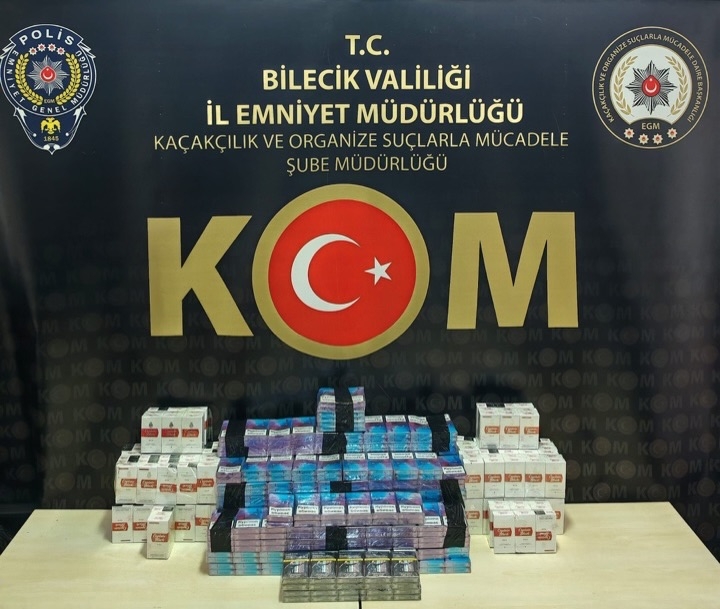 Bilecik'te kaçak sigara operasyonu