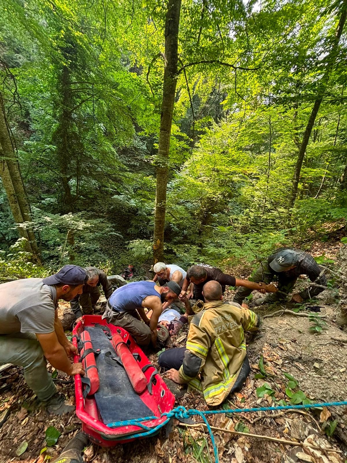Emin Karakurt uçuruma yuvarlanan traktörde yaralandı