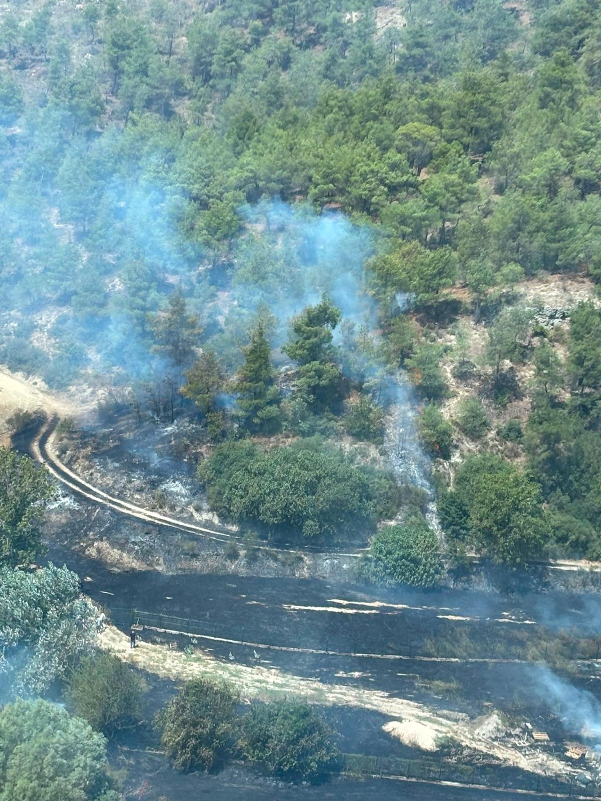 Bilecik'te tarım arazisinde çıkan yangın kontrol altına alındı