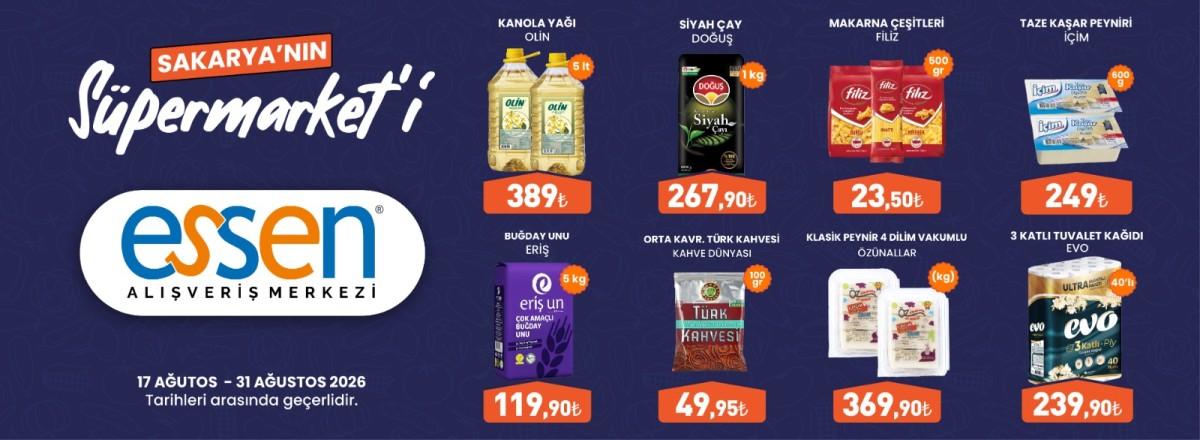Sakarya Essen Avm hesabını bilene