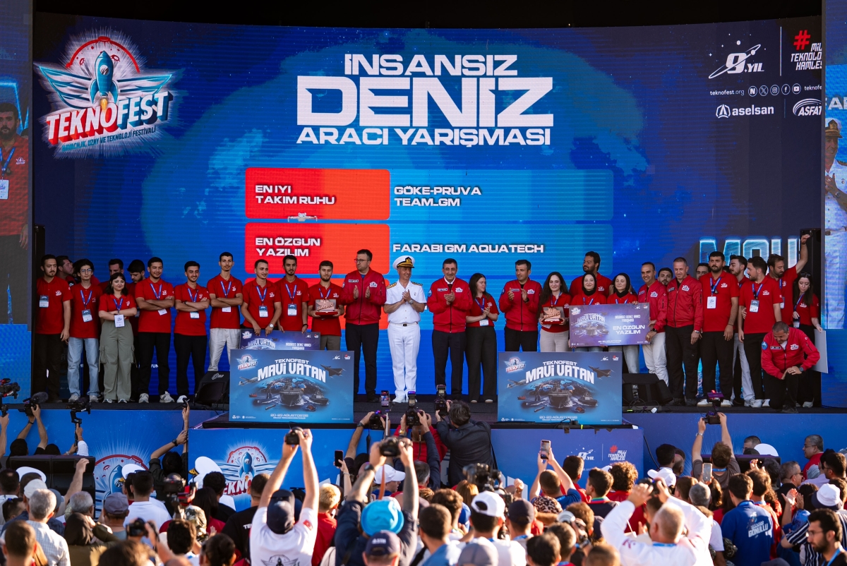 TEKNOFEST Mavi Vatan kapsamındaki yarışmalarda ödüller sahiplerini buldu