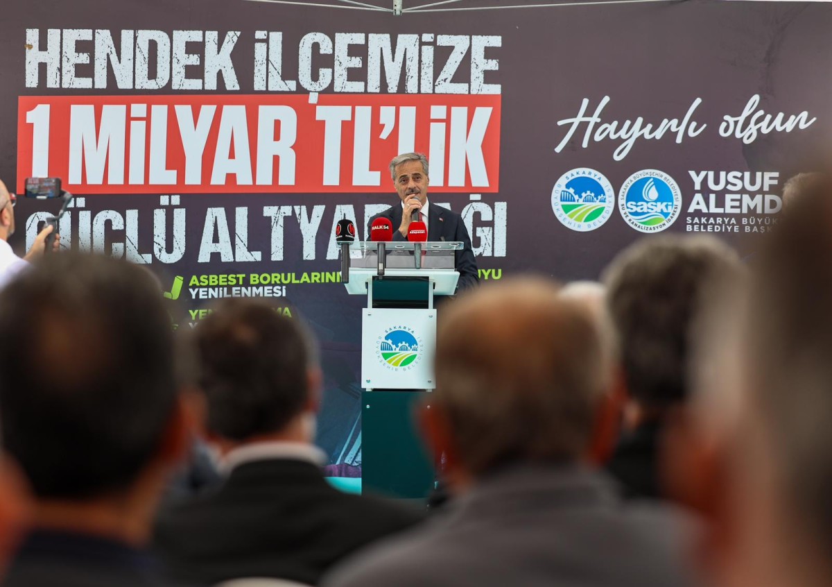 Yusuf Alemdar ‘Hendek’e yeni bir arıtma tesisi kazandırıyoruz’