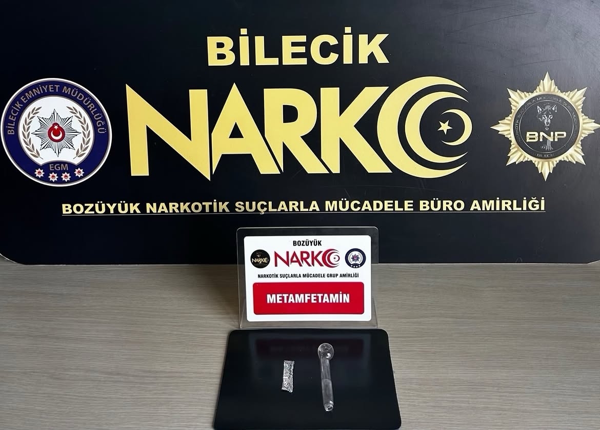 Bilecik'te üzerinde uyuşturucu bulunan zanlı yakalandı