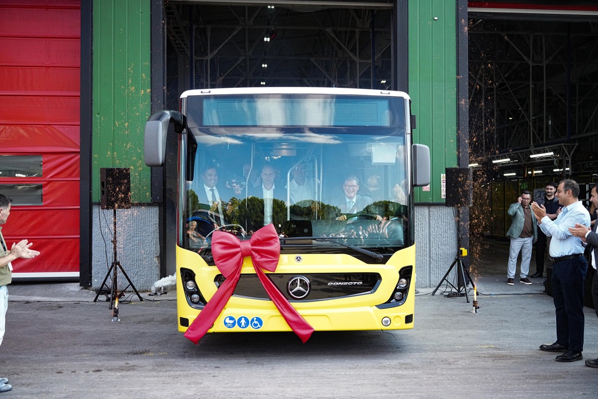 Otokar'da Mercedes-Benz Conecto'nun seri üretimi Sakarya'daki fabrikasında başladı.