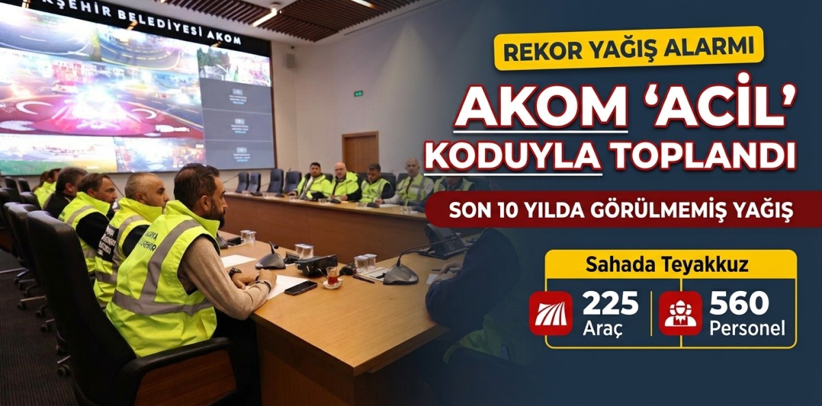 Son 10 yılda görülmemiş yağış için ‘Acil’ koduyla toplandı: 225 araç, 560 personel sahada