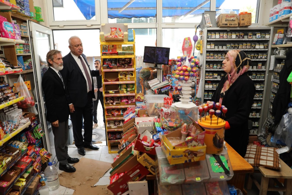 SESOB Başkanı Kabacan, Sakarya'da selden etkilenen esnafı ziyaret etti