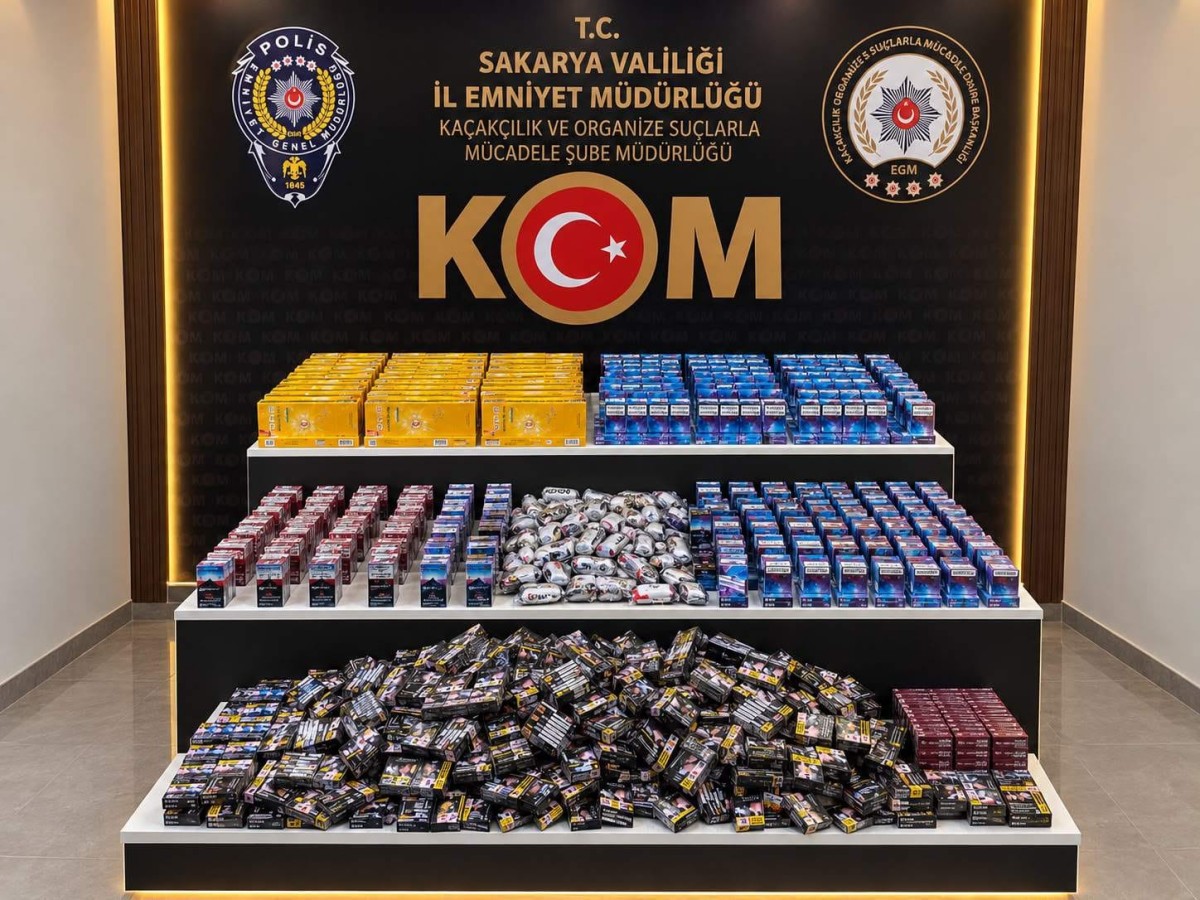 Sakarya'da kaçakçılık opearasyonunda 1 şüpheli gözaltına alındı