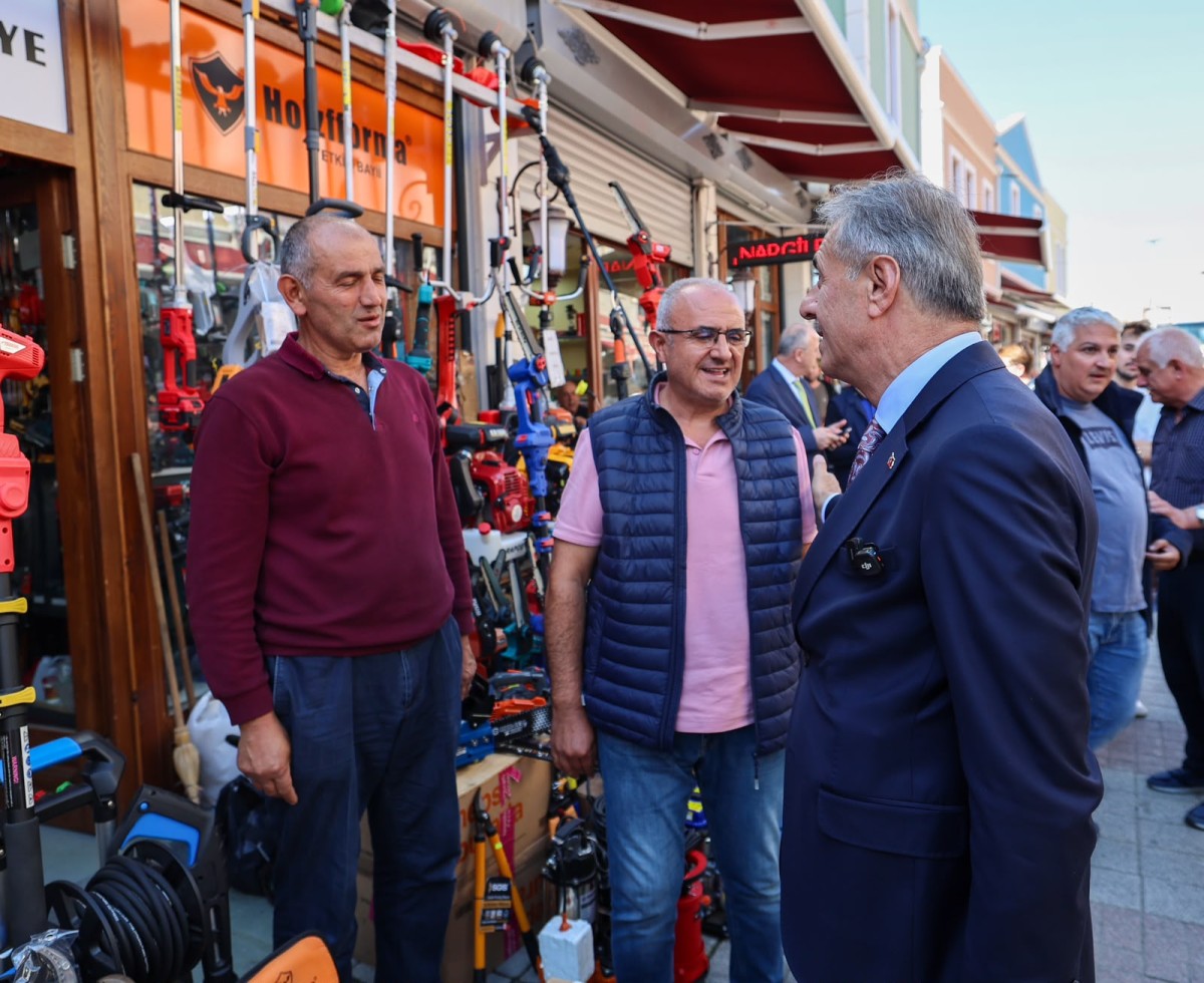 Başkan Alemdar “Tarihi Uzunçarşı yenilemenin ardından yeniden ticaretin merkezi olacak”