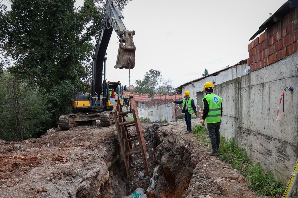 Değirmencik’in altyapısı için 40 milyon liralık yatırımın yüzde 30’u geride kaldı